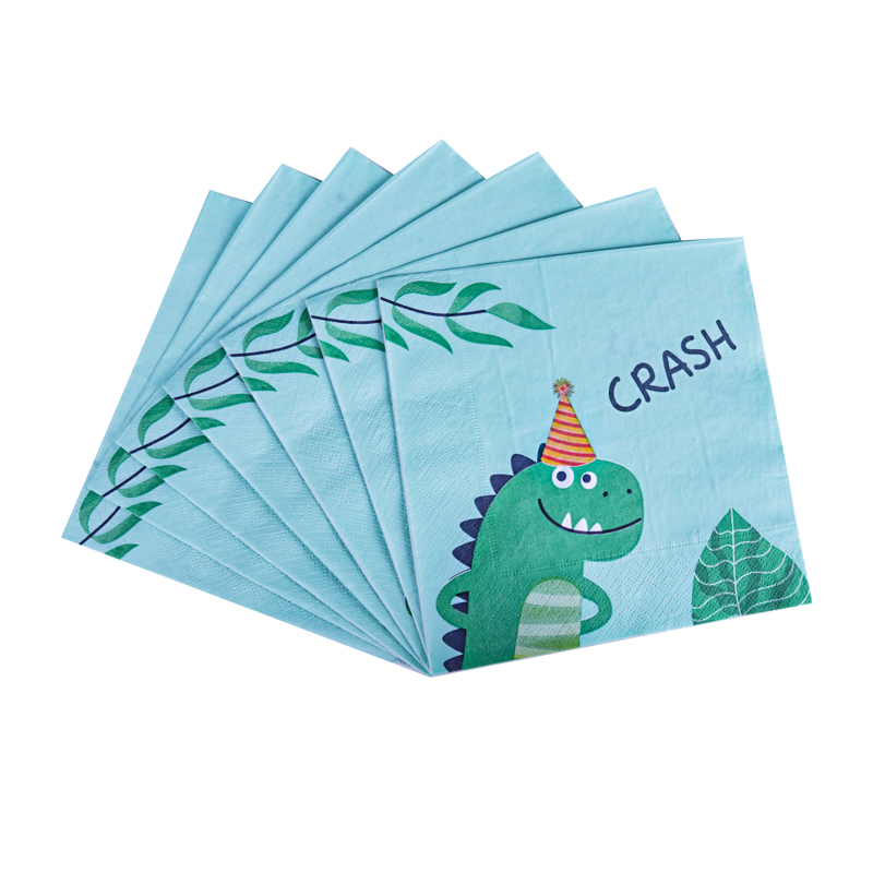 Dinosaur Disposable Tableware Dino birthday Party Decoration paper Napkin Plate Cup Kids Boy Jungle Safari Party Baby Shower