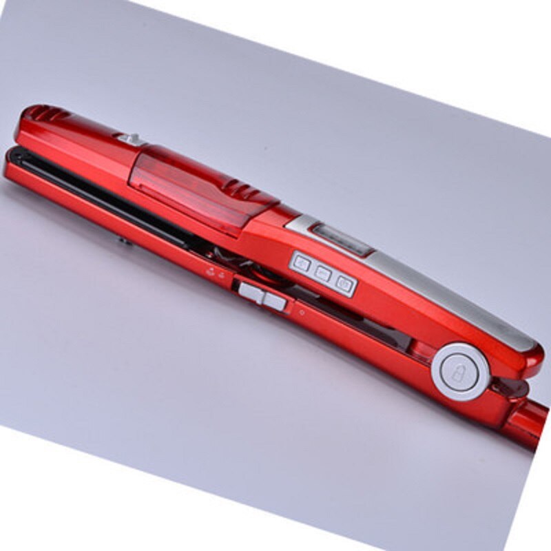 JOYLOVE multifonctionnel infrarouge négatif Ion vapeur Spray peigne cheveux raides deux extrémités cheveux fer à friser baguette défriser les cheveux