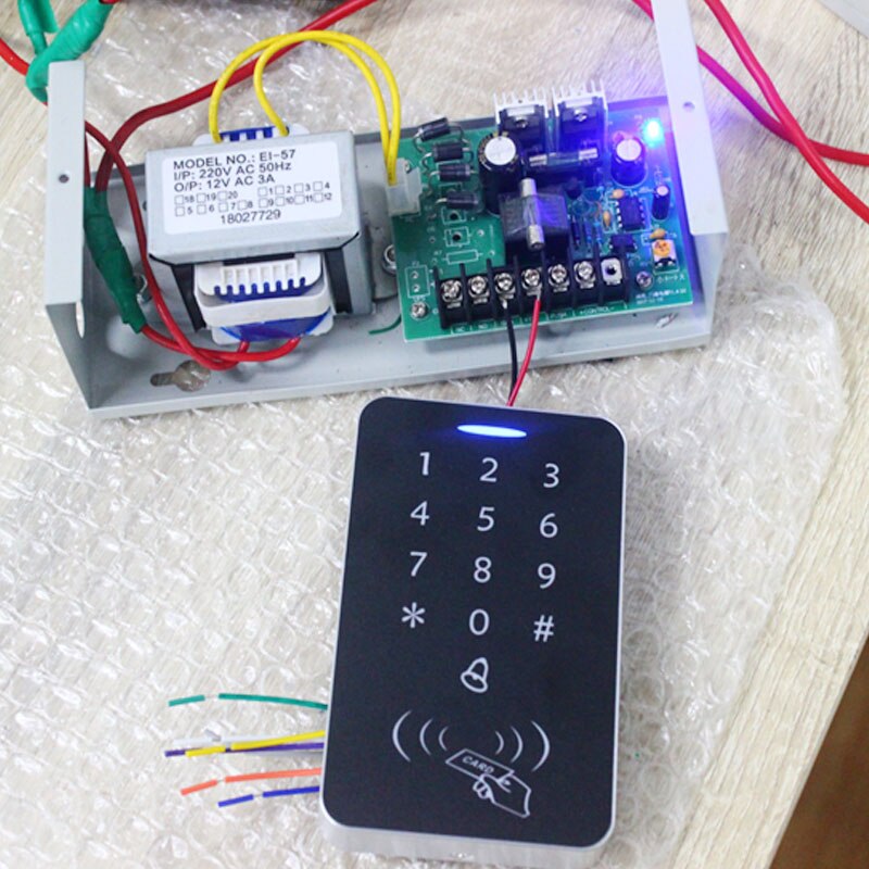 RFID Standalone Access Controller Security Proximity Entry Door Lock 125KHz RFID/EM Keypad Card Access Control System