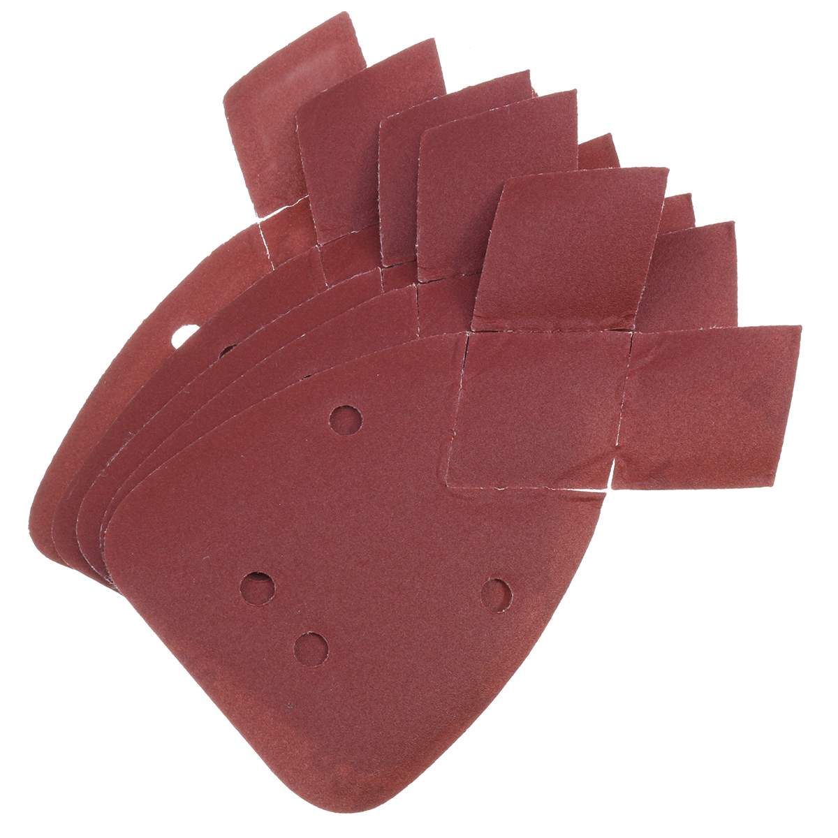 10 stk slipepapir 40/60/80/120/240 kornmus slipeark pads sandpapir til slipepapir svart & dekkere