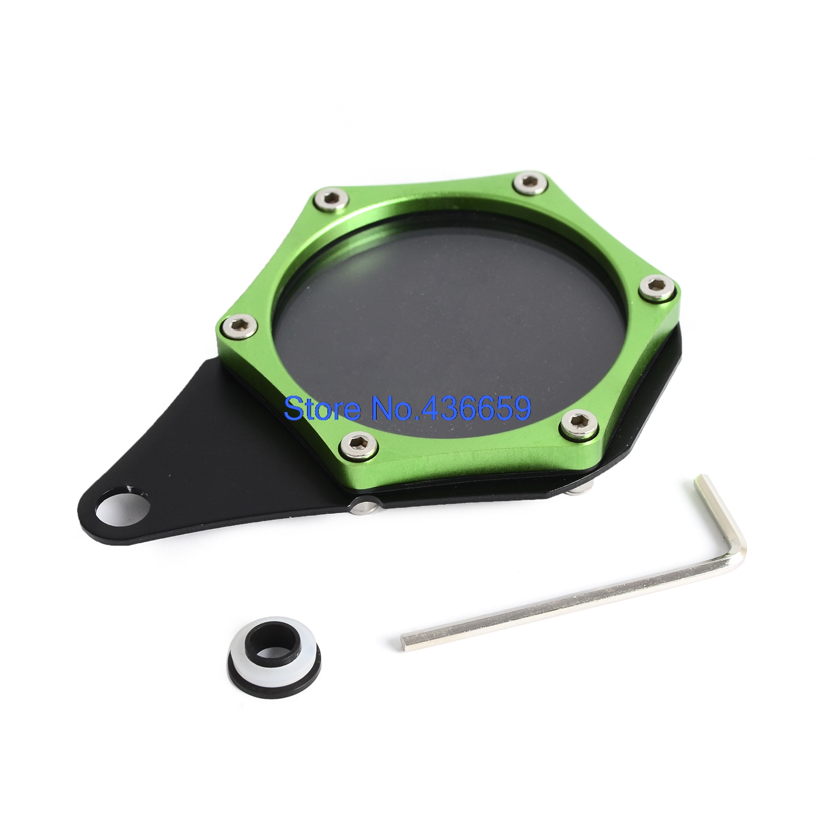 CNC Scooters Quad Bikes Mopeds ATV Motorcycle Motorbike Tax Disc Plate Holder: Green