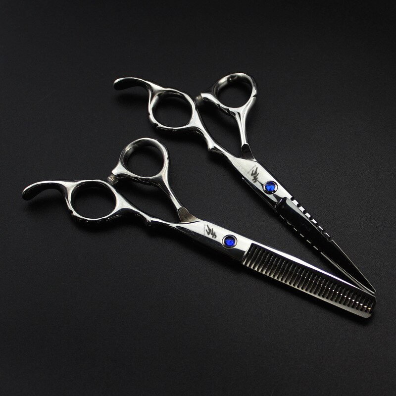6.0 Inch Hair Scissors Barber Hairdressing Scissors Hair Cutting Shears For Barbershop: CD-6SL gift box
