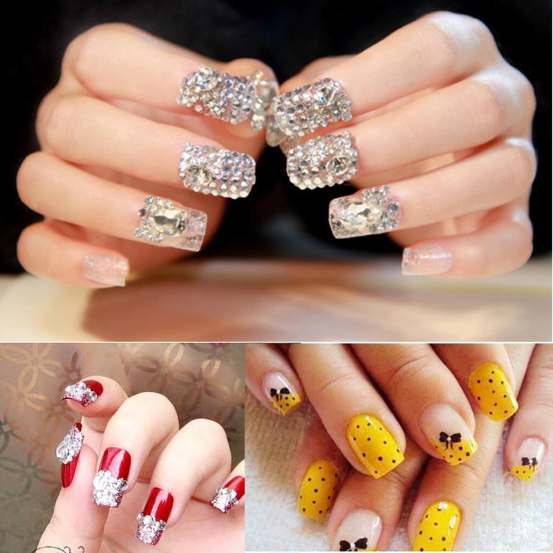 5pcs/set Manicure Set crystal stick picker pen Nails art tip tool Painting Nail Art Tool Set