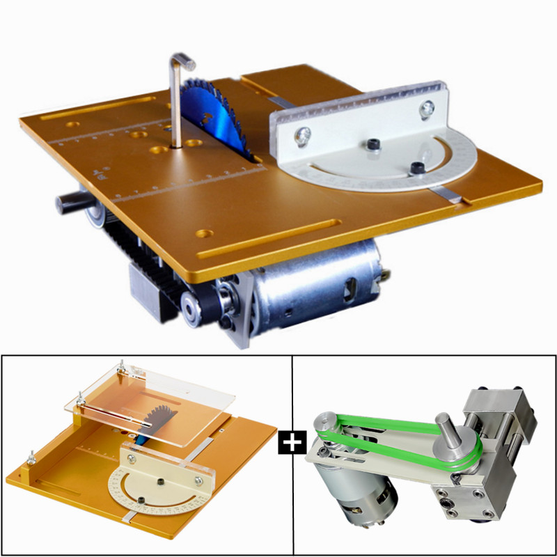 240 x 200mm zaagtafel werkbank tafelzaag cirkelzaag klapplaat met lager motor hefspindel voor 4 inch zaagblad
