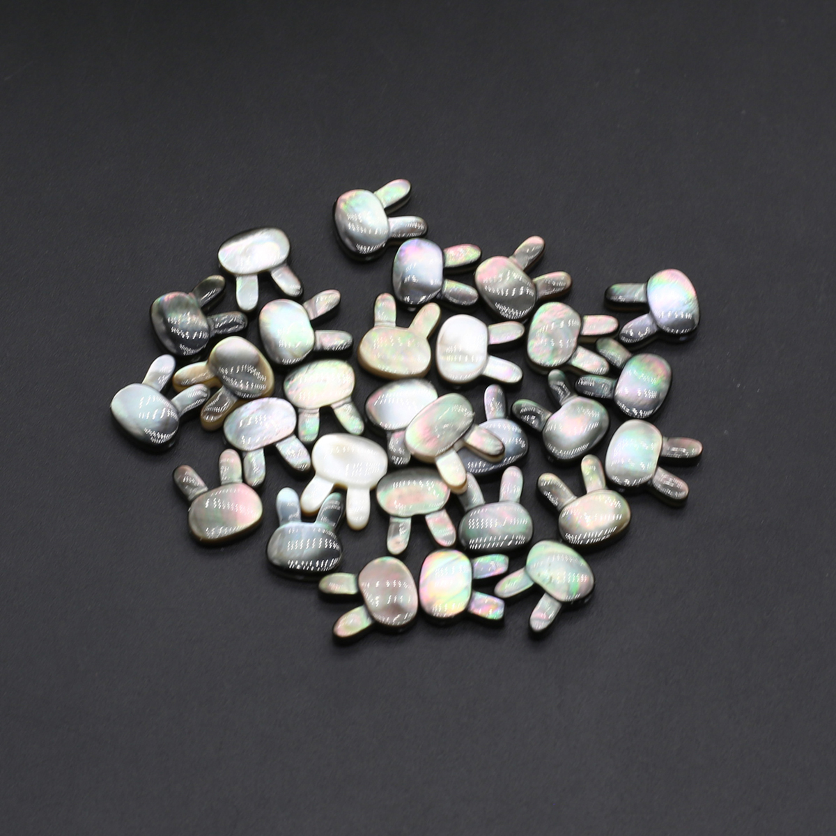 5 Stuks Natuurlijke Zee Schelp Kralen Konijn Hoofd Vorm Charmes Parelmoer Schelp Losse Kralen Voor Sieraden Maken Diy Oorbel Armbanden