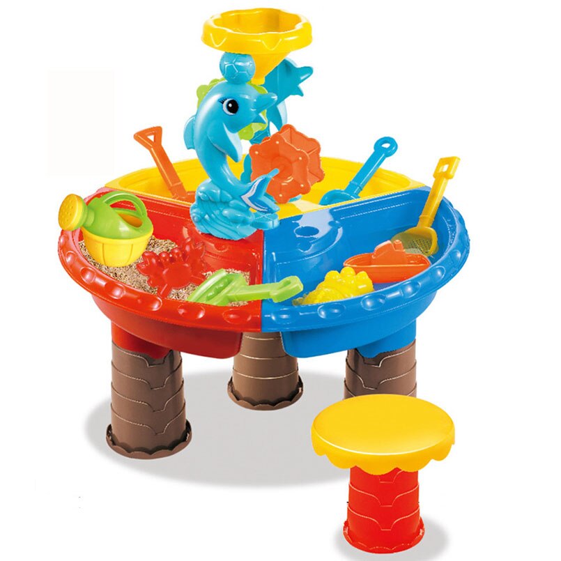 Grote Baby Play Water Baggeren Tool Zandloper Graven Pit Kinderen Zomer Emmer Outdoor Zee Strand Speelgoed Spelen Zand Tafel Set