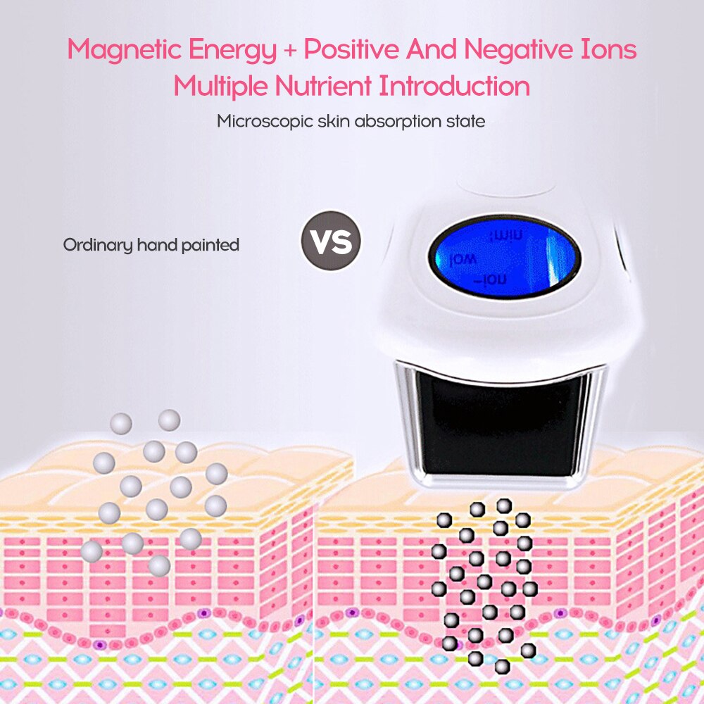 USB Charge Microcurrent Positive Negative Ions Cosmetic Instrument Lift Tensioning Inducer Facial Cearing Maintain Instrument