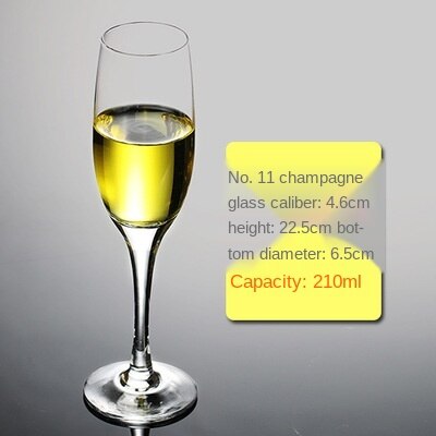 Kristallen Glas Champagne Glas Loodvrij Rode Wijn Glas Wijn Glas Cocktail Glasdrinkbeker Cocktail Glas Mok Creatieve Functies: L-glass 210ml-1pc
