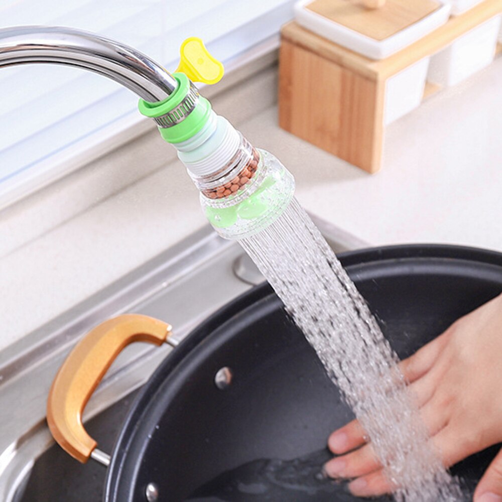 Économiseur d'eau rotatif, accessoires de cuisine, salle de bains, filtre d'arrosage, rallonges de robinet, outil télescopique de filtrage de l'eau du robinet