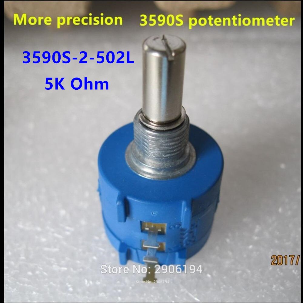 5 st 3590S-2-502L 3590 s 5 k ohm potentiometer schakelaar 10 ring precisie verstelbare weerstand multi turn potentiometer 3590s-2-502l