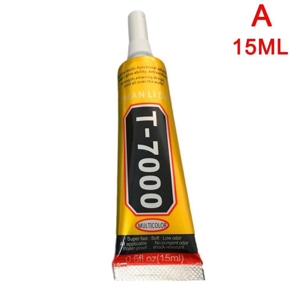 15 50 ml Klebstoff Kleber T7000 Handy Reparatur Klebstoff Bildschirm Rahmen Kleber Flüssigkeit Super Rahmen Klare Reparatur Dichtstoff DIY glu U5L4: A