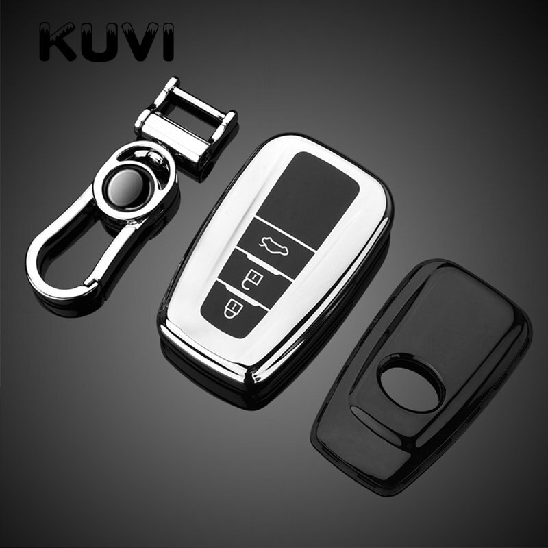 Car TPU Remote Key Cover Case Holder For Toyota CHR Prado Prius Camry Corolla RAV4 Accessories