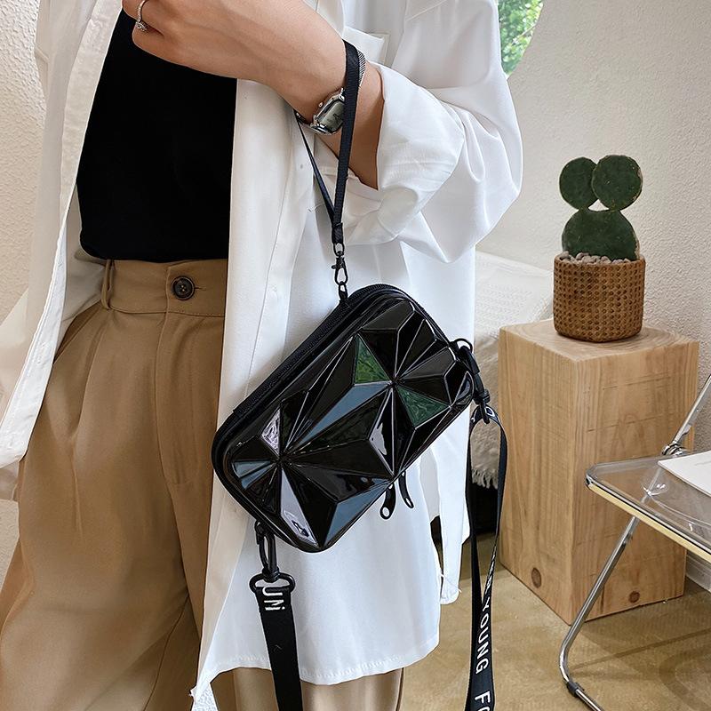 Mini Koffer bilden Damen Tasche Trend Totes Gepäck Tasche Handtasche Schulter Tasche schwer Hülse Kasten Koffer Geldbörse Kupplung Tasche