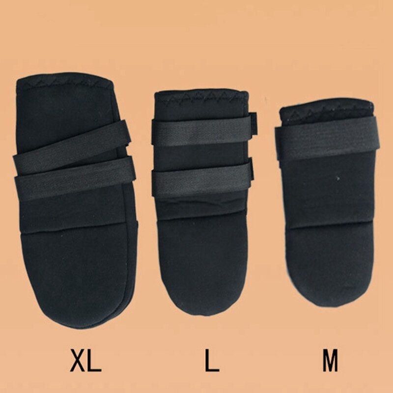 Chaussures d'hiver pour chien antiglisse 2 pièces/lot | Protection chaude et respirante pour animaux de compagnie chiens, facile à porter