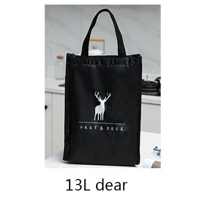 8L 13L Insulated Lunch Bag Reusable Lightweight Thermal Lunch Tote Cooler Meal Prep Bag For Outdoor Travel Food Tote Bags: 13L dear