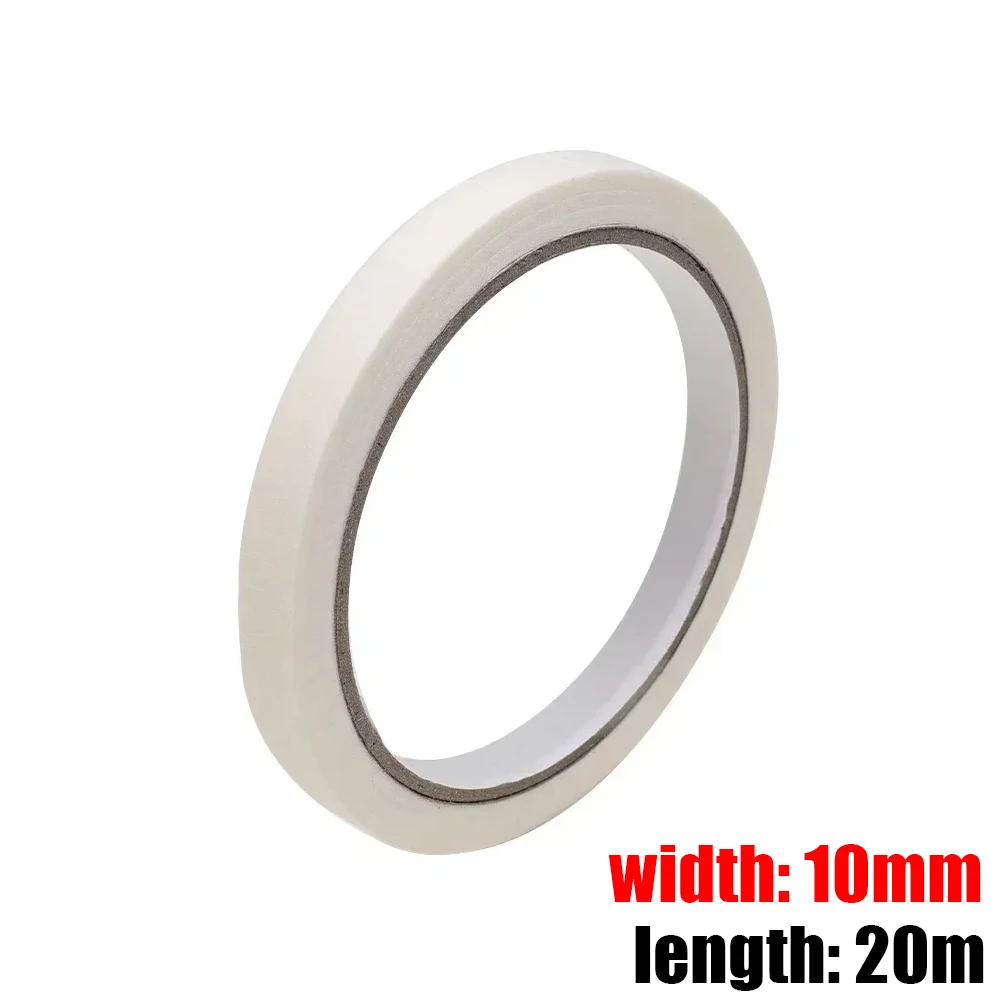 3/1 Rolls Masking Tape White Car Painting Spraying Single Side Adhesive Tape Paper DIY Oil Painting Sketch Paper Stationery: Brown / 5m