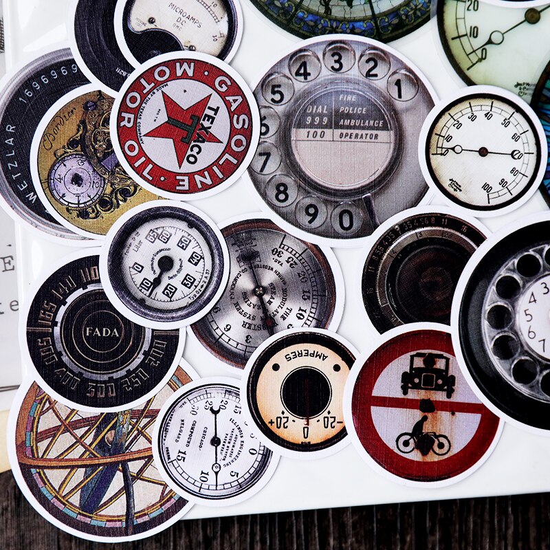 KSCRAFT 65pcs Circular Self- adhesive Stickers for Scrapbooking/ DIY Crafts/ Card Making Decoration