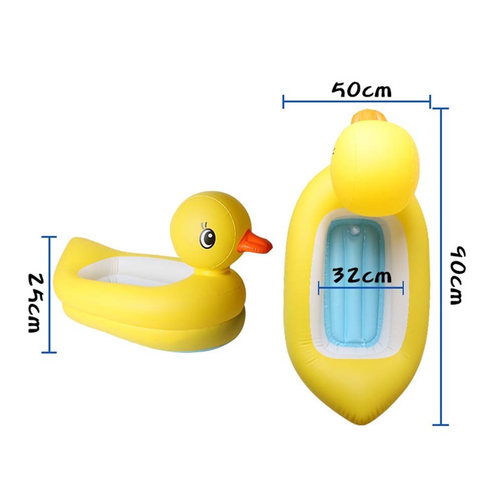 Schlecht Schwimmen Schwimmbad Spielzeug Gelbe Ente Art Aufblasbare Verdickt PVC Baby Badewanne Nette Schlecht Schwimmbad Karikatur bilden für Art Baby