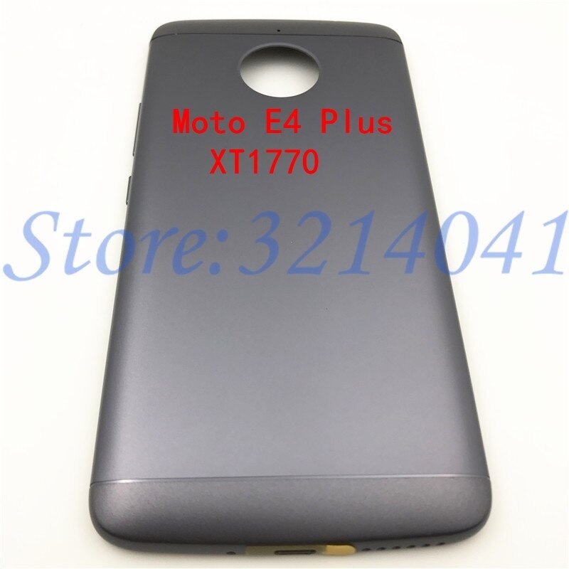 Original para Motorola Moto (4ª generación) E4 XT1762 XT1763 E4 Plus XT1770 X1771, carcasa trasera para batería, Panel de puerta trasera, funda carcasa