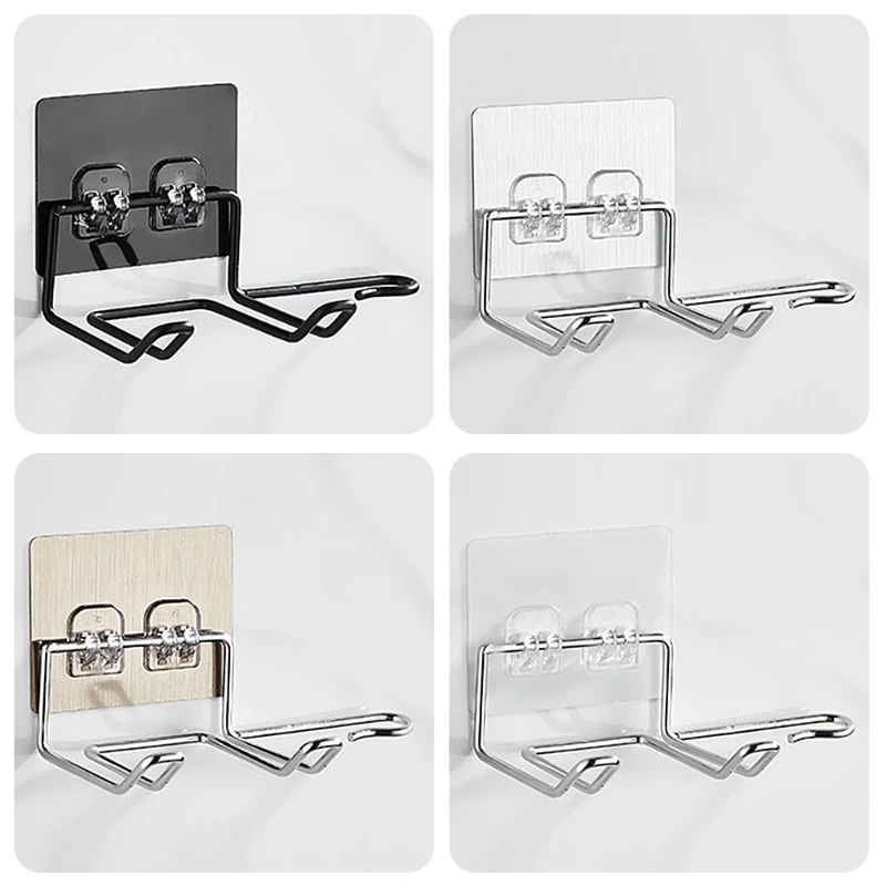 Haar Trockner Halter Rack Wand Haarglätter Trockner Halter Badezimmer Organizer Lagerung Rack Regal Bad Zubehör