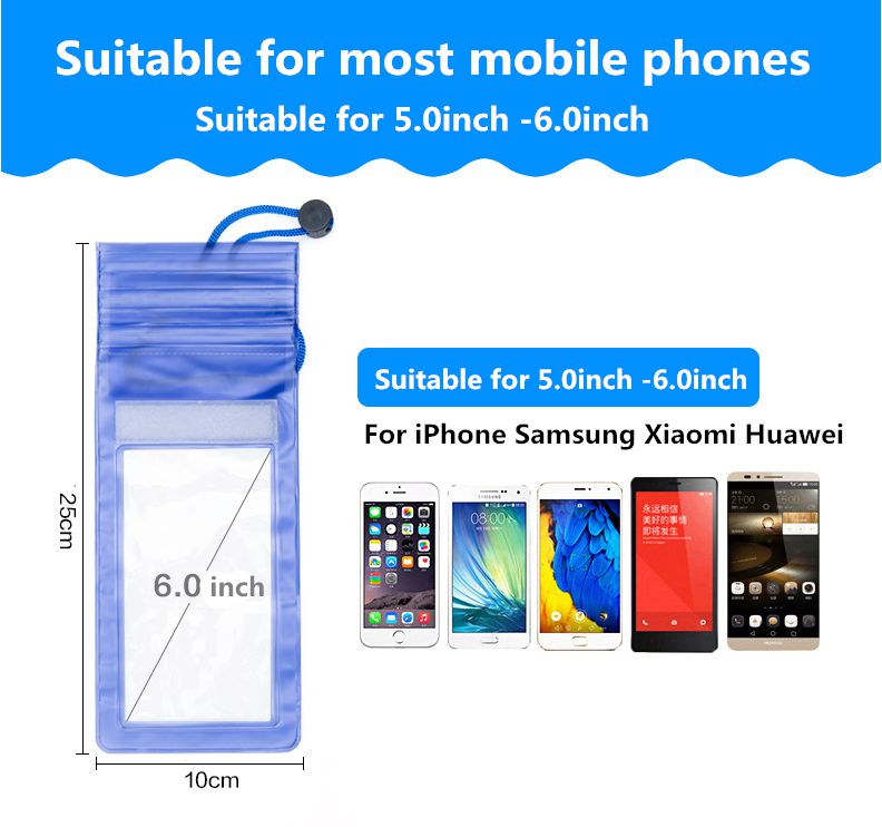 Olaf Universele Waterdichte Tas Voor Iphone X 7 8 6 6S Plus 5 5S Se Mobiele Telefoon Pouch zwemmen Waterdichte Gevallen Voor Samsung Xiaimi