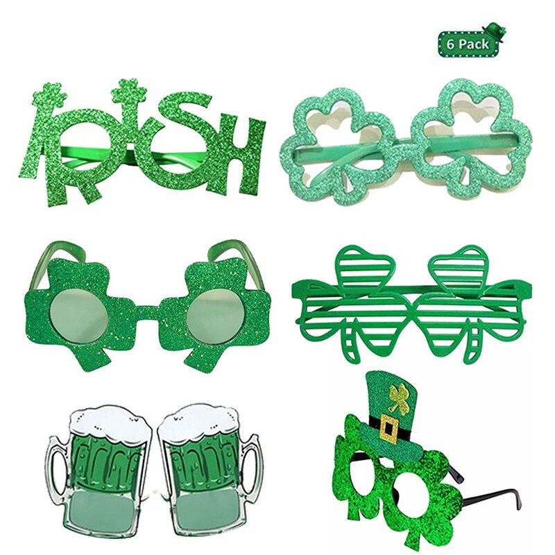 St Patricks Day Party Favor Sunglasses Accessories Shamrock Party Sunglasses NSV775