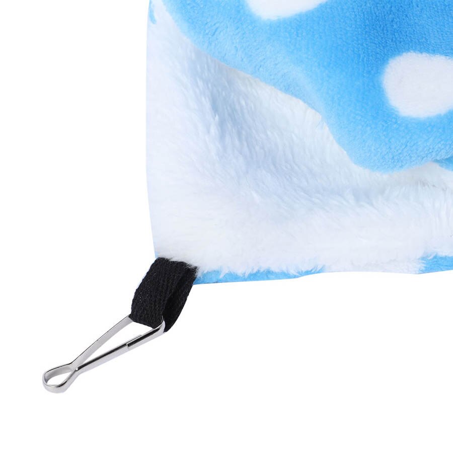 Hamster Hangmat Warm Kleine Dier Winter Hangmat Drie Lagen Suiker Slides Cavia Opknoping Bed Blauw Flanel Hamster Hamster