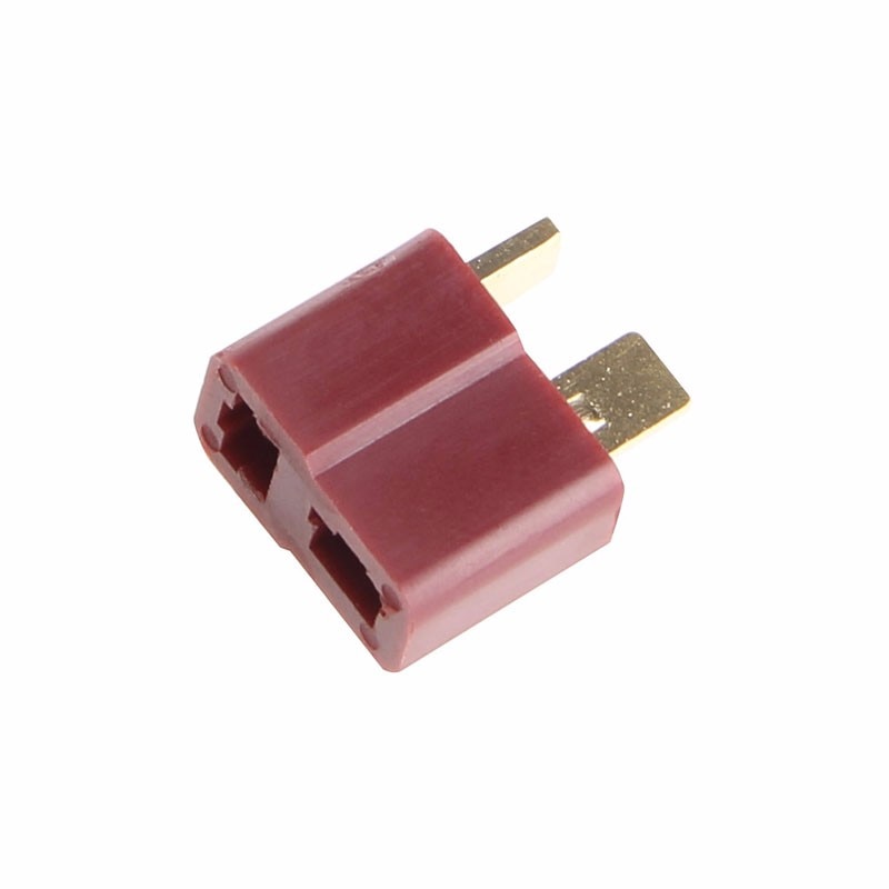 Hanmarigold Nouveau T-Plug antidérapante connecteur Femelle Deans pour Batterie LiPo RC Couleur: Rouge