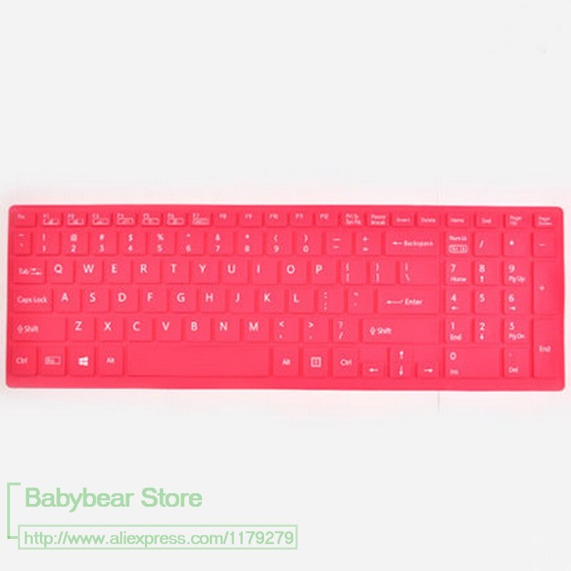 Silicone 15 Inch Keyboard Cover Protector For Sony Vaio Svf15 Svf 15 Svf15E Svf15N Svf15A16Cxb Svf15N17Cxb Svf15Nb1Gl