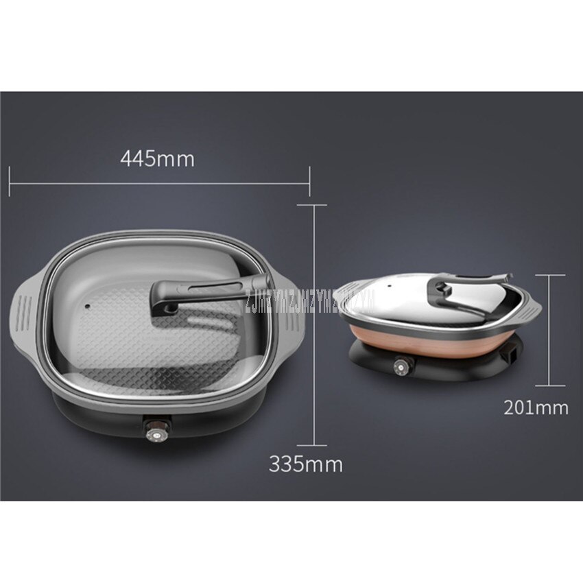 36*32cm Non-stick Electric Frying Pan Pancake Making Machine Household Stir-frying Stew Roasting Multi Cooker Machine JG-J8362