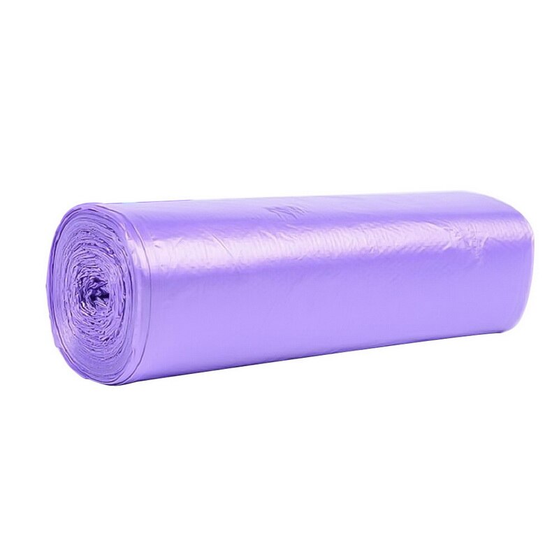 Sac poubelle cuisine pratique | 30 pièces/rouleau, couleur unique, épaissi, point de cassure, sac de déchets de nettoyage One-off, sac poubelle en plastique de 45x55cm: G197972A