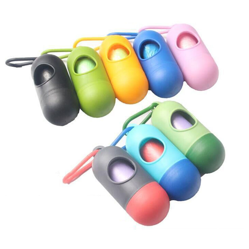 Portable en plastique déchets sacs boîte jetable bébé animal sac à ordures étui amovible boîte Nappy sac organisateur pour chien poussette