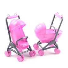 2 in 1 bambino Passeggino Carrozzina Modello Giocattolo per Bambini FAI DA TE in Miniatura Accessori Casa Delle Bambole Regalo Del bambino