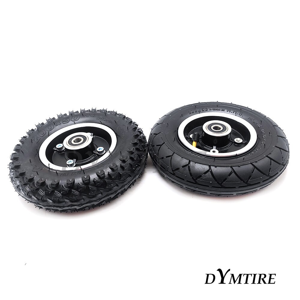 8 Inch Pneumatic Front Wheel 200x50 Tire for Electric Scooter Anti Slip Off Road Wear Resistant Tyre Accessories