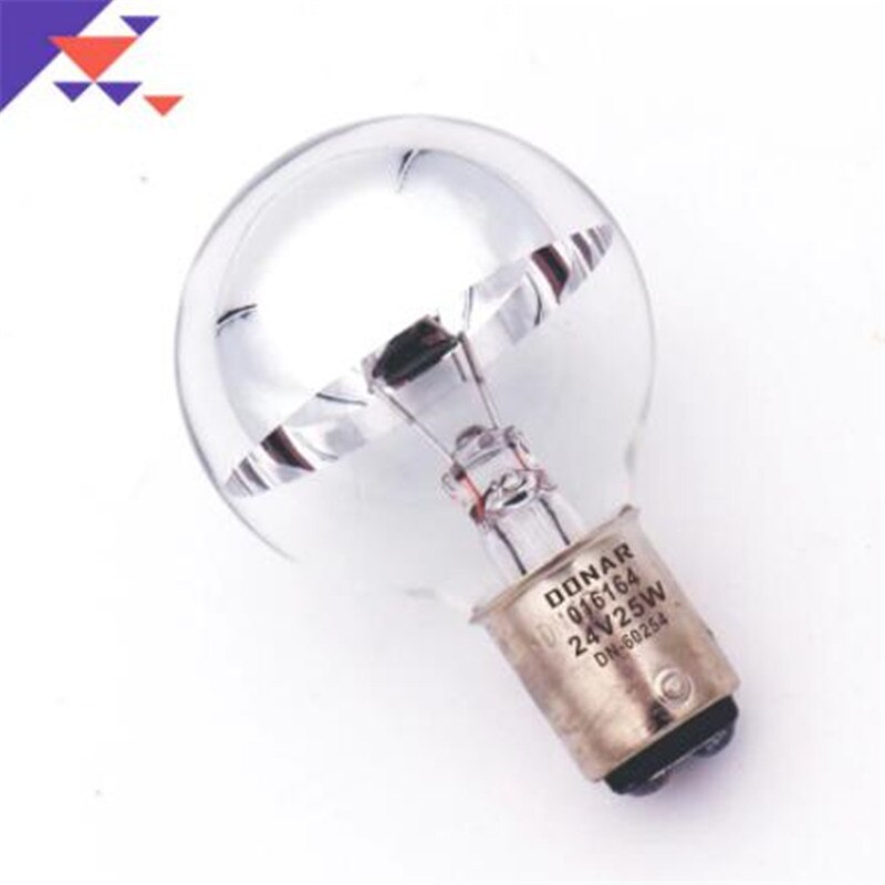 Ampoule à incandescence Hanaulux DN-60254, bol demi-argent, lampe chirurgicale sans ombre 24V 25W BA15d 24V 25W 016164