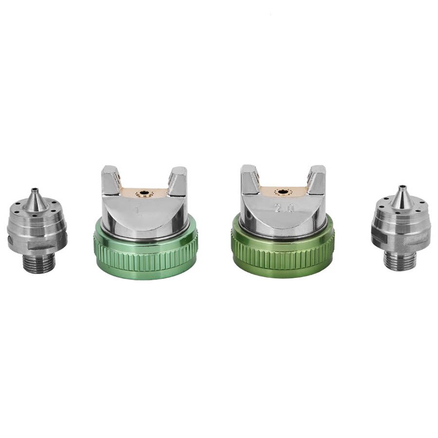 HVLP Air Spray Kit Paint Up Gravity Feed Nozzle 1 4mm x 1 7mm /2 0mm