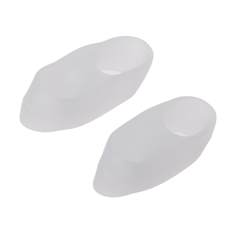 1 Pair Gel 2 Holes Orthotics Bunion Separators Tail Toe Straightener Stretchers #11