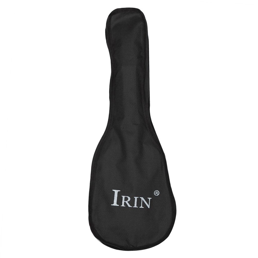 Irin Zwart Draagbare Ukulele Bag Soft Case Monolaag Zak Enkele Schouder Rugzak Gewatteerde: A1