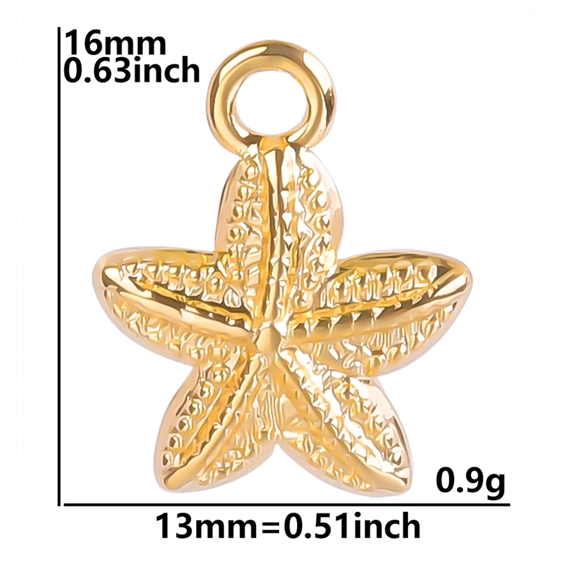 Colgante de acero inoxidable para la fabricación de joyas, dijes de animales marinos, concha, estrella de mar, Tortuga, tiburón, mariposa, Color dorado, 5 unidades por lote: Bronce antiguo plateado