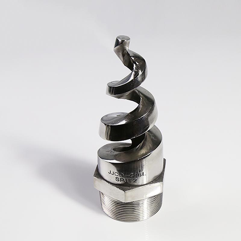 1PCS Faucet Nozzle Steel Spiral Nozzle Acid and Alkali Resistant Anti-Corrosion Desulfurization Denitration Cleaning Spiral