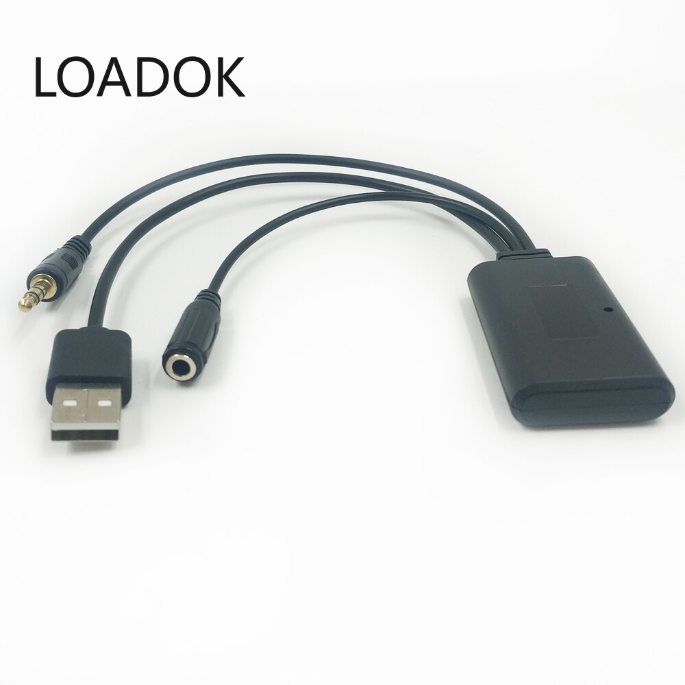 Adaptador de micrófono manos libres para coche, Cable de Audio Aux/USB Bluetooth 300, 3,5 CM, Bluetooth 5,0