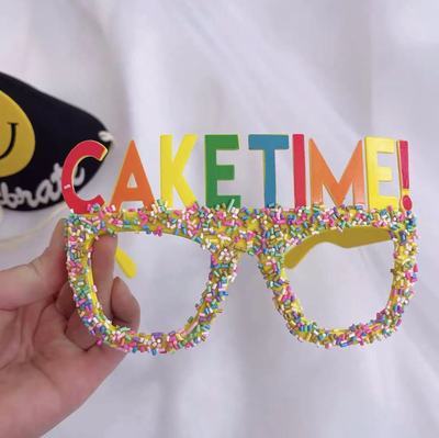 Party Photography Props Glasses Happy Birthday Party Birthday Party Decoration Photobooth Birthday Adult Kids Glasses: Yellow