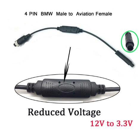 Car Video Cable RCA-4PIN For Car Rear View Camera Connect For Car Monitor DVD: Auburn