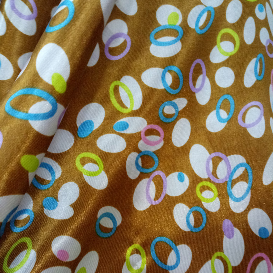 Dejlig dot diy satin stof blødt satin materiale foring håndværk tilda dukke blank charmeuse stof: 6