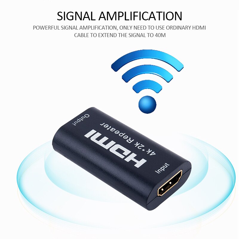 Adaptador De Hdmi Banhado Een Ouro 4K * 2K, Extensor De Sinal, amplificador De Sinal Com Mais De 4.95Gbps Extensor Tslm1