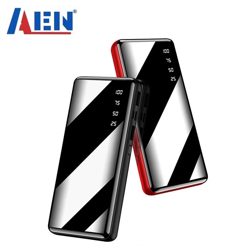 50000MAh Energie Bank Tragbare Große Kapazität Voll Spiegel LCD Digital Anzeige LED Beleuchtung Ich bin Freien Reise Ladegerät Telefon Batterie
