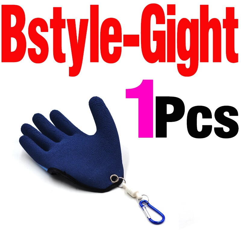 Guantes de pesca MNFT 1 Uds., guantes de látex resistentes al deslizamiento, a mano izquierda/derecha: Right Yes 1Pcs
