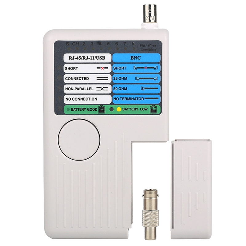 Remote RJ11 RJ45 USB BNC LAN Network Cable Tester for UTP STP LAN Cables Tracker Detector Tool: Default Title