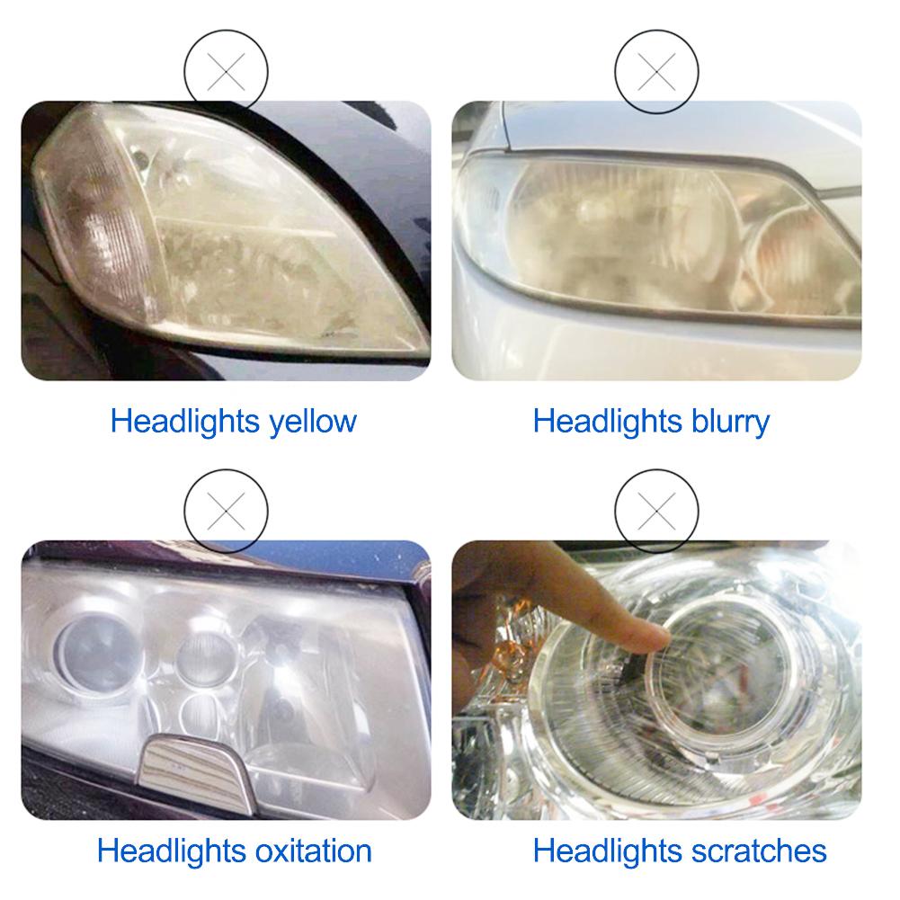 Car Headlight Polish Glass Coating Refurbishment Scratch Repair Hydrophobic Coating 10ml Lamp