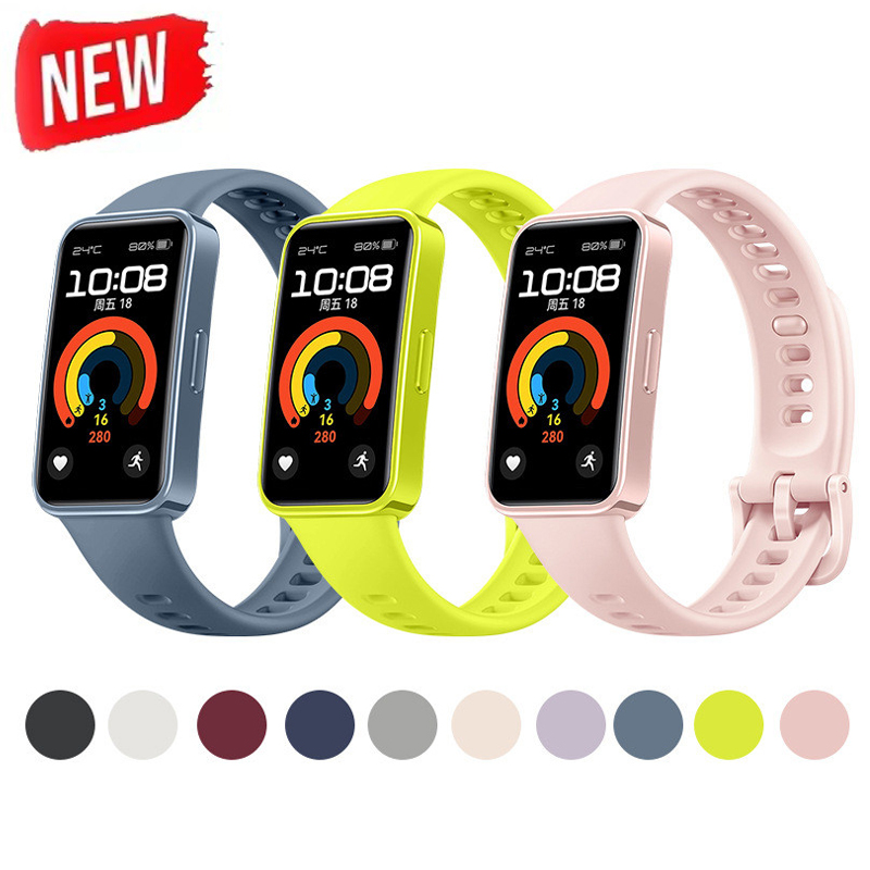 Strap For Huawei Band 9 8 10 Strap Accessories SmartWatch Replacement watchband Wristband Silicone correa bracelet Huawei Band10